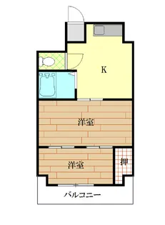 レジェンド国府【6階】の間取り