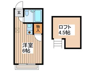 ラメ-ル桜上水【2階】の間取り