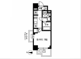 1Kの間取り画像