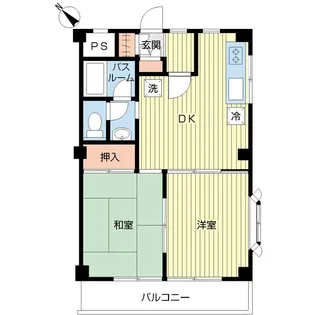 幸栄マンション【2階】の間取り