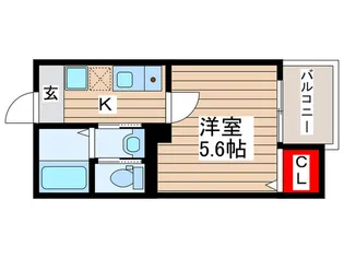 MELDIA幕張【2階】の間取り