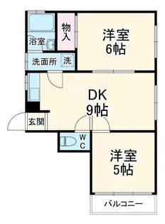 ハピネス本八幡【2階】の間取り