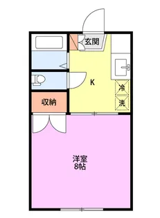 クローバーハウス新和【2階】の間取り