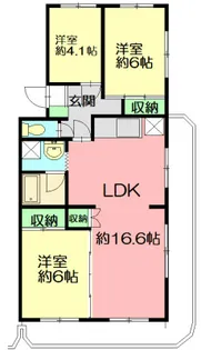 神奈川県藤沢市辻堂西海岸1【マンション】の間取り