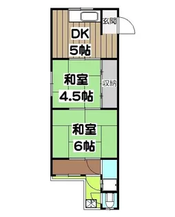 久景荘【2階】の間取り