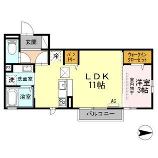 シャーロット【1階】の間取り