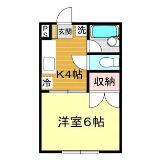 ハイツ原【2階】の間取り