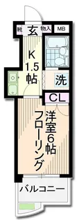コープクリヴィア【3階】の間取り