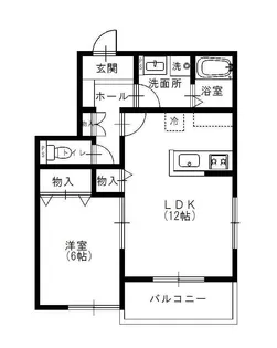 レシェンテコグレ【1階】の間取り
