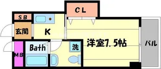 ラ・ハル【5階】の間取り