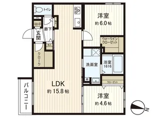 EFUTE南円山【3階】の間取り