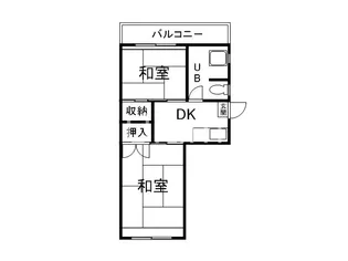 七条ハイツ【2階】の間取り