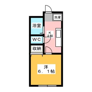 サマックスAOKI A【1階】の間取り