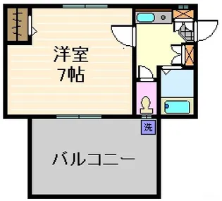 横山コーポ【3階】の間取り