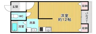 大阪府大阪市旭区高殿2【マンション】の間取り