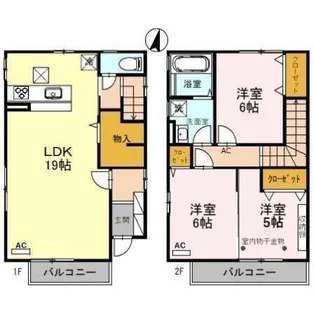 石川県金沢市窪5【一戸建】の間取り