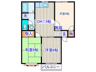 コ-トアイランドE【2階】の間取り