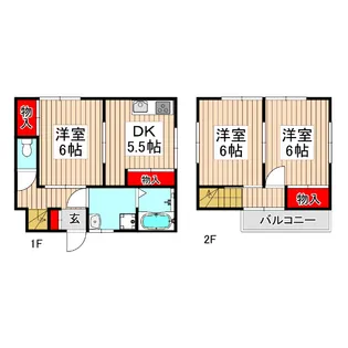 埼玉県さいたま市桜区大字白鍬【一戸建】の間取り