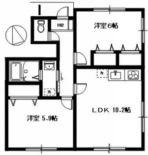 グレイス【1階】の間取り
