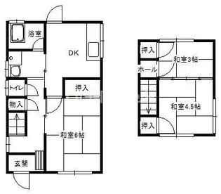 香川県高松市木太町【一戸建】の間取り