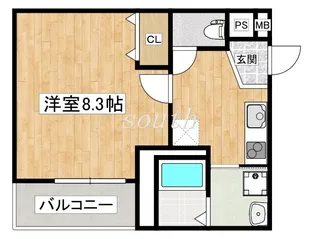 フジパレス堺南島【3階】の間取り