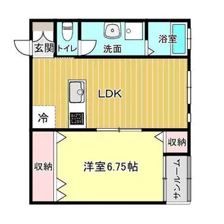 クレインハイツ【1階】の間取り