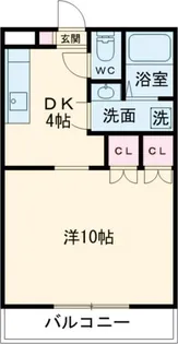 バーデン垣鼻【3階】の間取り