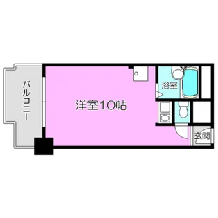 朝日プラザ新大阪【10階】の間取り