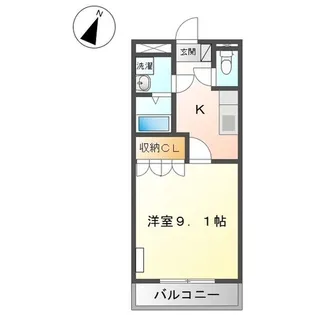 広島県呉市広古新開9【アパート】の間取り