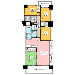 ユニーブル栄イースト【3階】の間取り