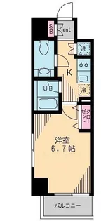 プリマヴェーラ北千住【4階】の間取り