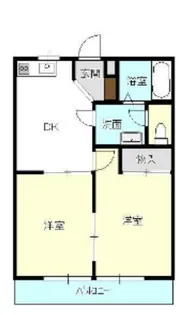ニューシティハイツ【2階】の間取り