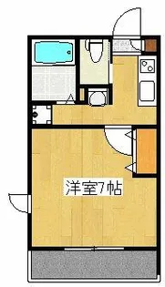 サンルージュ横浜【2階】の間取り