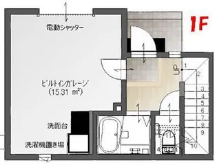 ガレージハウス桜木の間取り