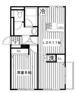 ライフピュア横浜上大岡【2階】の間取り