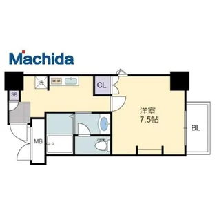 エヌエムスワサント【4階】の間取り