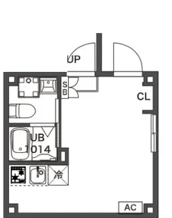 リバース笹塚【4階】の間取り