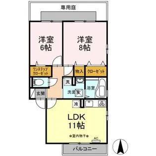 東京都葛飾区お花茶屋3【アパート】の間取り