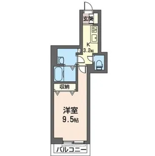 リーベ三郷中央【3階】の間取り