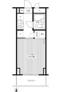 サンハイム南馬込【2階】の間取り