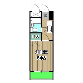 ピエスあさのB【2階】の間取り