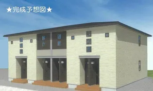 東京都昭島市松原町1【アパート】の外観