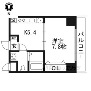 シボラ六条高倉【5階】の間取り