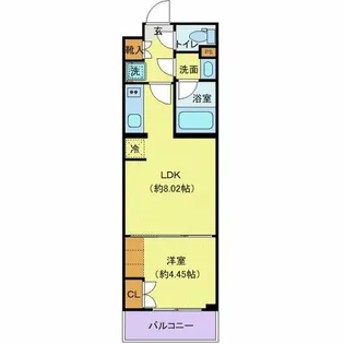 オープンブルーム渋谷本町【3階】の間取り