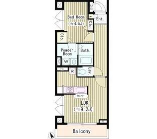 東京都板橋区赤塚2【マンション】の間取り