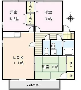 パークアベニュー【1階】の間取り