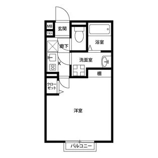 東京都東村山市野口町3【アパート】の間取り