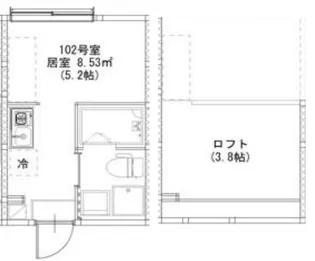 ノベレア【1階】の間取り