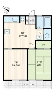 シティハイム沢井A棟【1階】の間取り