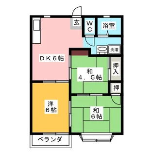 レジデンス米泉【2階】の間取り